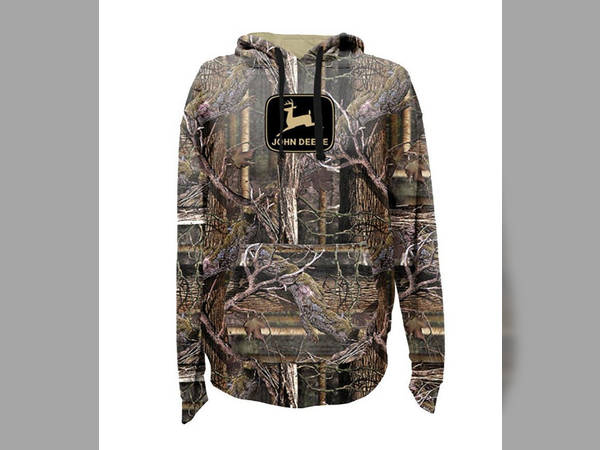 John deere 2025 camo sweatshirt