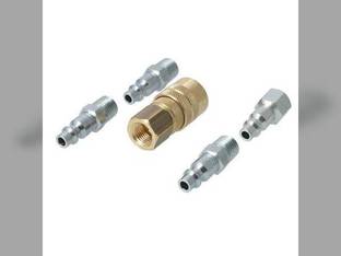 Milton Air Tool Plug & Coupler Kit - 5 Piece M-Style 1/4" NPT