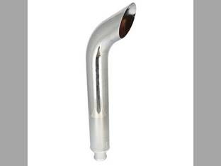 Exhaust Stack - Curved Chrome John Deere 4020 4030 4240 3020 4230 4010 4000