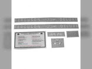 Tractor Decal Set TO35 Deluxe Vinyl Massey Ferguson TO35