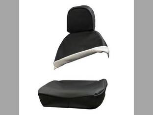Seat Cover Midback Black Vinyl T2101