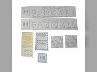 Tractor Decal Set Farmall Cub Circle Style Vinyl International Cub