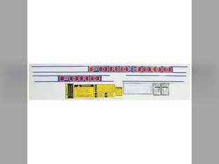 Decal Set 3000 Gas 1968-75 Vinyl fits Ford 3000