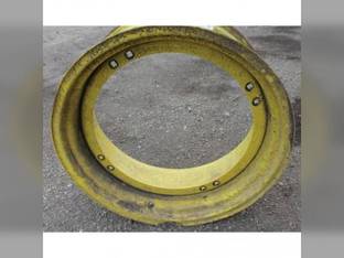 Used 12" X 28" 8 Bolt Plate Rim John Deere 6220 6615 6715 6420 6120 6320 AL117904