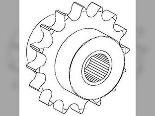 Feeder Reverser Idler Sprocket Case IH 1660 1688 1680 1644 2388 1666 1640 1321531C93