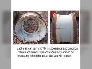 Used 20" X 34" 10 Bolt Plate Rim 17 3/4" Pilot Hole