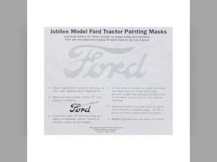Script Painting Mask fits Ford 600 630 640 650 660 700 740 800 820 840 900 950 960