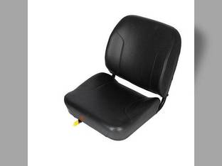 Seat Assembly Vinyl Black John Deere 550 650 455 450 555 Case 75XT 95XT 90XT 85XT JCB 530B