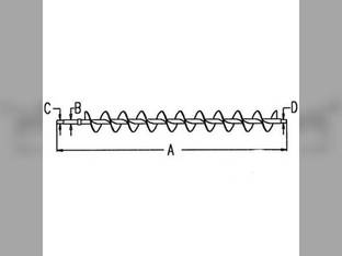 Used Auger - Clean Grain Lower fits John Deere CTS 9400 9410 9501 9500 9510 AH128732 AH133373 AH141577