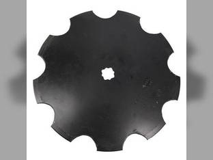 Disc Blade 18" Notched Edge 7 Gauge 1-1/8" Square x 1-1/4" Square Axle