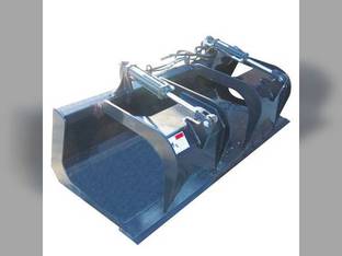 Stout - Skid Steer Flat Bottom Grapple Bucket 72" Width