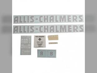 Decal Set B Black Even Letters Vinyl Allis Chalmers B