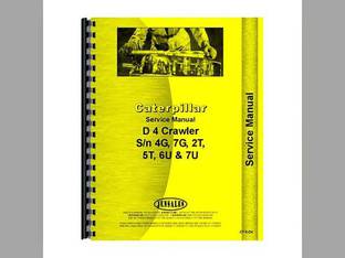 Service Manual - D4 RD4 955 s/n 4G 7G 2T 5T 6U and 7U fits Caterpillar No Model D4 955 CT-S-D4