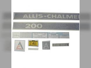 Decal Set 200 Diesel Vinyl fits Allis Chalmers 200