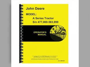 Operator's Manual - A Compatible with John Deere A A OMR2000