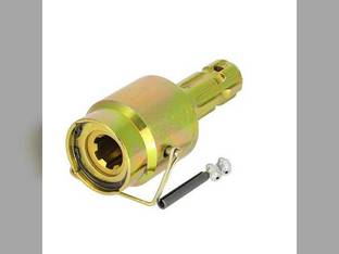 Over-Running Coupler 1-1/8" 6 Spline Female 1-3/8" 6 Spline Male