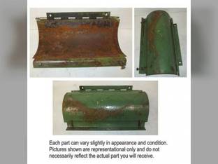 Used Clean Grain Auger Lower Trough Compatible with John Deere 6620 6622 H98486