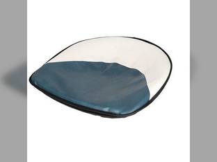 Pan Seat 21" Deluxe Cushion Vinyl Blue & White Ford 2120 2110 6700 700 4140 4000 9N 3000 5000 335 7000 2N 2310 801 800 4130 7600 2610 6600 4110 5100 8N 4600 2600 900 4100 7700 NAA 5600 600 2000 3600