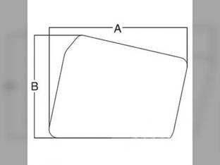 Cab Glass - Door Upper RH or LH Tinted Ford 3910 6700 6610 7810 5610 8210 2610 6600 4110 2910 7610 TW5 233 7910 2810 6410 4600 2600 7710 7600 6810 7700 3610 TW15 5600 TW25 4610 5700 6710 New Holland