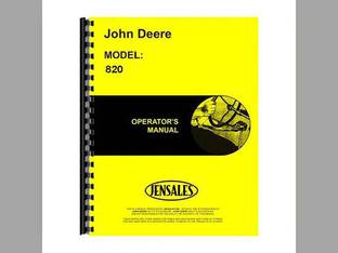 Operator's Manual fits John Deere 820