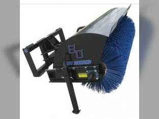 Blue Diamond - Skid Steer Manual Angle Rotary Broom w/ Poly Bristle 72" Width