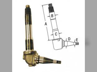 Spindle - Right Hand/Left Hand fits New Holland TS90 TS100 TS100A TS110 TS110A TS115A TS125A TS130A TS135A 87316431 fits Ford E9NN3105EA E9NN3105EB fits Case IH Maxxum 110 Maxxum 115 MXU100 MXU110
