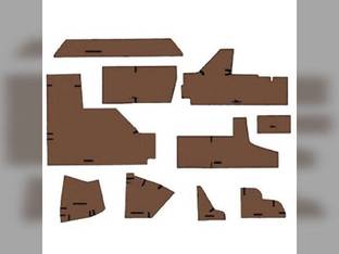 Cab Foam Kit less Headliner Brindle Brown John Deere 4050 4250 4650 4450 4850