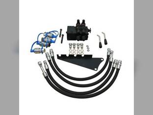 Dual Hydraulic Remote Valve Kit fits Massey Ferguson F40 TO35 35 50 65 85 135 150 165 175 180 230 235 240 245 253 255 265 275 50 65 275 677421 fits Massey Harris 50 677421