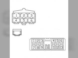 Radio Wiring Harness - Case IH 2388 2344 2166 2188 2144 2366 2377