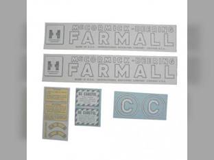 McCormick-Deering Farmall Decal Set C Vinyl fits International C