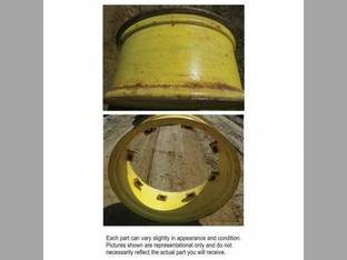 Used 15" x 34" 8 Channel Rim John Deere 6200 6210 6120 6110L 6310L 6300L 6320L 6220 6210L 6110 6520L 6400L 6410L 6420 6420L 6500L 2955 2950 3055 3040 3140 2555 2550 2755 2850 2750 2650 2355 2140 2040
