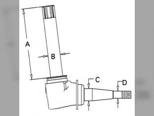 Spindle - Right Hand/Left Hand David Brown 770 780 K961815