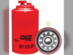 Filter - Fuel / Water Separator with Drain & Sensor Port Spin On BF1329 SP John Deere 9200 9400 744H 9450 9300 RE500186