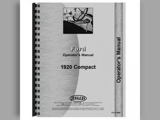 Operator's Manual fits Ford 1920