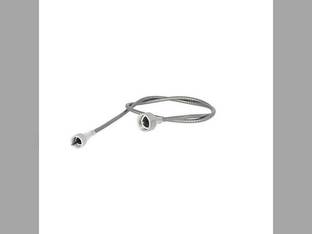 Tachometer Cable - Metal fits Case 200B 300 350 400 500 600 350 500 fits Massey Ferguson 40 50 202 2135 30 TO35 35 40 50 135 150 165 175 3165 30 202 2135 3165 506331M91 fits Massey Harris 50