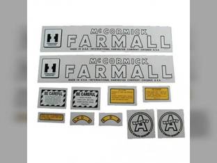 Super A Decal Set Farmall McCormick Mylar fits International Super A