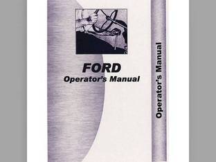 Operator's Manual fits Ford 1910