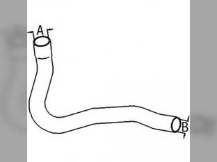 Radiator Hose - Upper John Deere 4700 7810 7610 R130571