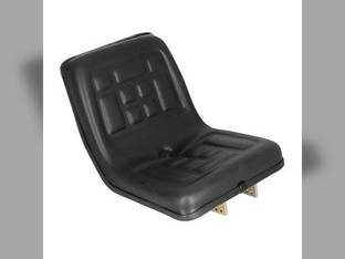 Seat Compact Tractor Polyurethane with Flip Brackets Black Yanmar Ford Massey Ferguson International Kubota New Holland Mitsubishi White Hinomoto Case IH Satoh John Deere Iseki Mahindra