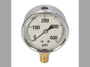 PSI Gauge Liquid Filled Stainless 2-1/2