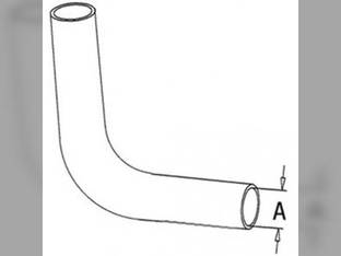 Radiator Hose - Upper Ford TW20 TW10 TW30 D8NN8260BB