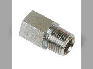 Hydraulic Adapter Solid Straight 3/4" Female ORB to 3/8" Male NPT 6MP8FB A-43A11 HCA-134