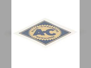 Decal 2-1/2" Diamond w/Blue Background Mylar Allis Chalmers IB D15 5050 D17 175 7020 B 185 D12 WC RC D21 160 WD 170 7045 D10 5030 WD45 D19 180 200 190 D14 7050 220 5040 CA WF 7010 C 210 G