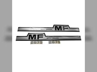 2675 Hood Decal Set Mylar fits Massey Ferguson 2675