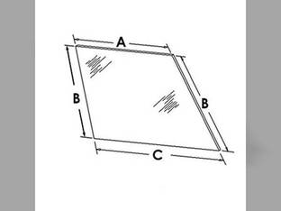Cab Glass - Rear Window Allis Chalmers 7000 7020 7030 7040 7060 7045 7050 8550 7080 7580 7010 70577185