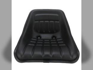 Bucket Seat Vinyl Black fits International Hydro 84 354 364 384 454 464 484 574 584 674 684 784 884 2400A 2500A fits Massey Ferguson 30E fits Allis Chalmers fits Bobcat 440 fits Minneapolis Moline