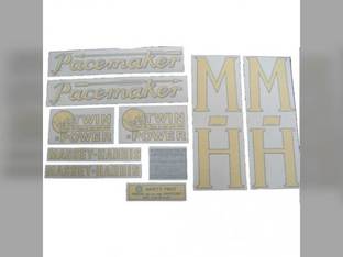 Tractor Decal Set Pacemaker M-H Fenders Vinyl Massey Harris Pacemaker