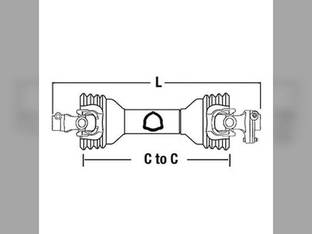 Universal PTO Driveline With Shear Bolt Clutch Kubota BL60C BL40C BL52C 70030-35144 70030-35145 70030-35254 70030-35255