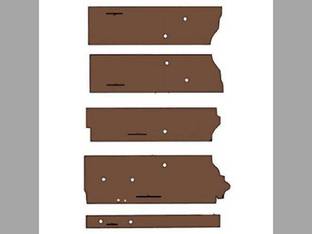 Cab Foam Post Kit Brown John Deere 4050 4250 4650 4850 4450
