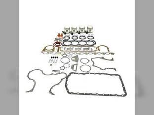 Engine Rebuild Kit - Less Bearings - .030" Oversize Pistons Ford 755B 755 A62 7610 755A 7700 268T 7710 7600 BSD444T